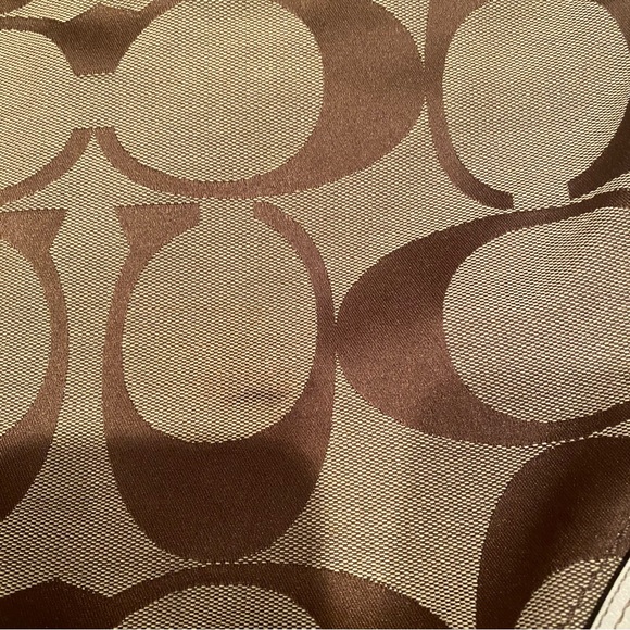 Used in Good Condition Coach Brown and Tan Carly Hobo Purse - Picture 3 of 10